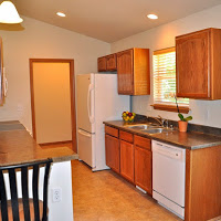 Kitchen and pantry.