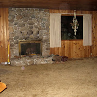 Fireplace & Window